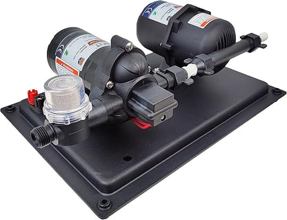 RV Water System, Accumulator Tank System - 12Vdc, 4.0 GPM, 45 PSI, 0.2 Gallon Tank