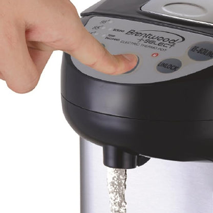 BRENTWOOD KT-40BS Electric Instant Hot Water Dispenser NIL, 4-Liter, Stainless Steel