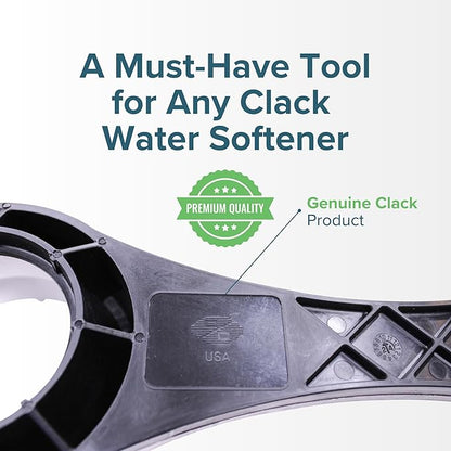 Better Home Water - Genuine OEM Clack V3193-02 Water Softener Repair Wrench. 4 in 1 Clack Rebuild Tool Required for Service on 1" or 1-1/4" WS1 and Backwashing Valves.