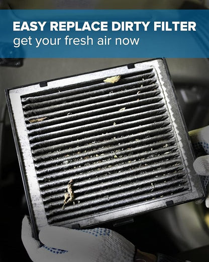 PHILTOP HEPA Cabin Air Filter w/Activated Carbon, Compatible with CF11854 Nissan Rogue 2014-2020, Rogue Sport 2017-2022, Carbon Filter Up Dust Pollen Odor