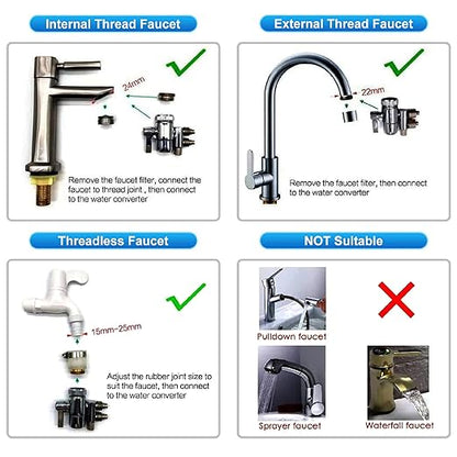 Alkaline Water Ionizer Machine for Home, 11 Titanium Plates Alkaline Water Machine, pH 4-10.5 Acid Water Purifier, Water Filter Up to -600mV ORP | 10000 Liters Per Filter