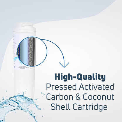 2-Pack Denali Pure Replacement for Viking RWFFR Refrigerator Water Filter - Compatible with Viking UKF8001 Fridge Water Filter Cartridge