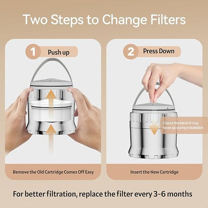 JDO Bath Filter for Tub Faucet - 3000 Gallon Bathtub Water Filter, Hard Water Softener to Remove Chlorine and Heavy Metals, Chrome
