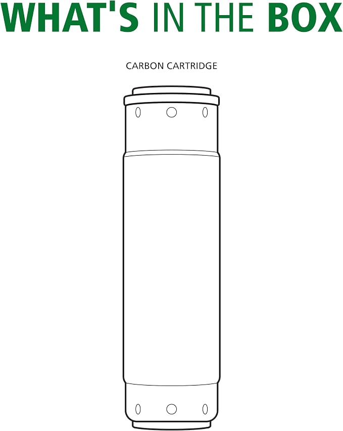 AO Smith AO-MF-B-R Under Sink Water Filter Replacement - NSF Certified (Pack of 2)