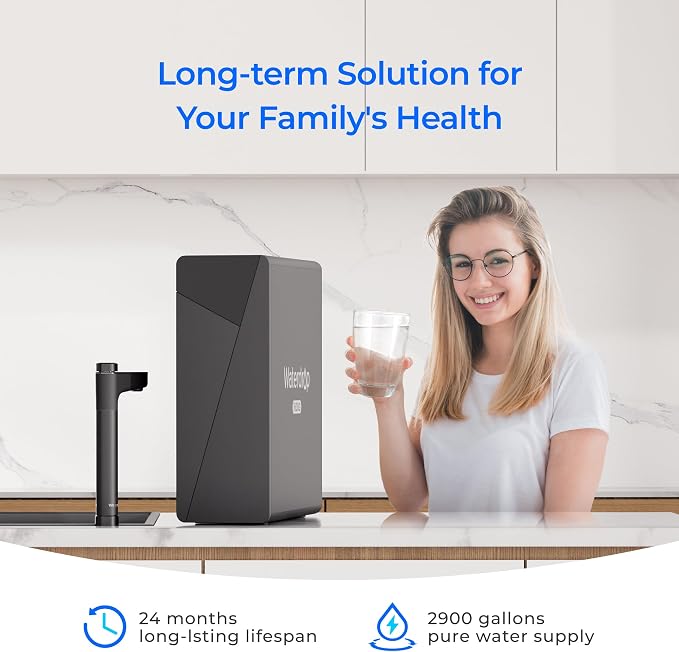 Waterdrop X16-F3 Filter, Replacement for All X16 1600 GPD Series RO System | 24-Month Lifetime, Reduce PFAS, Long Filter Lifespan, Enhanced Filtration