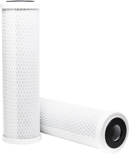2-Pack Compatible with Culligan RVF-10 Activated Carbon Block Filter | Universal 10 inch Filter Compatible with Culligan RVF-10 Exterior Water Filter