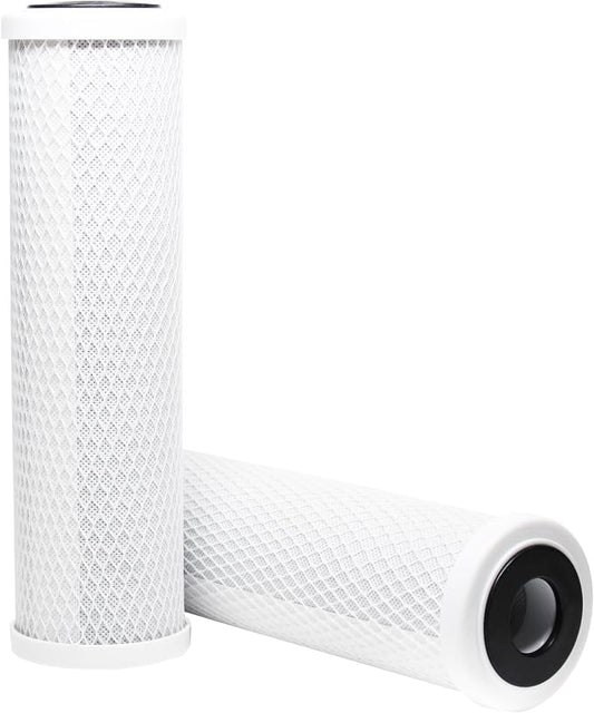2-Pack Compatible with Culligan RVF-10 Activated Carbon Block Filter | Universal 10 inch Filter Compatible with Culligan RVF-10 Exterior Water Filter