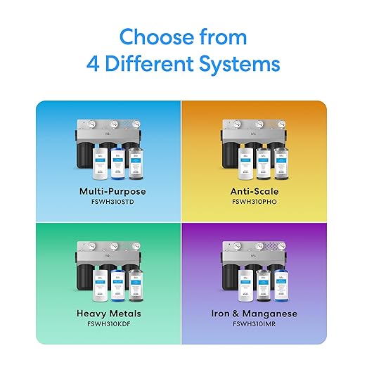 Brio Whole House Water Filter System w/Gauges | 3 Stage Fast-Flow Filtration (5 Micron Sediment, Carbon GAC, CTO Carbon Block) 4.5" x 10" Filters | Improves Taste, Protects Home Appliances | 720 GPH