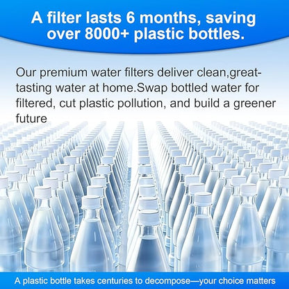 FPPWFU01 Water Filter Replacement Compatible with Frigidaire FPPWFU01 Water Filter, Electrolux EPPWFU01, PurePour PWF-1, EPPWF01 PureAdvantage PWF-1(3 Pack)