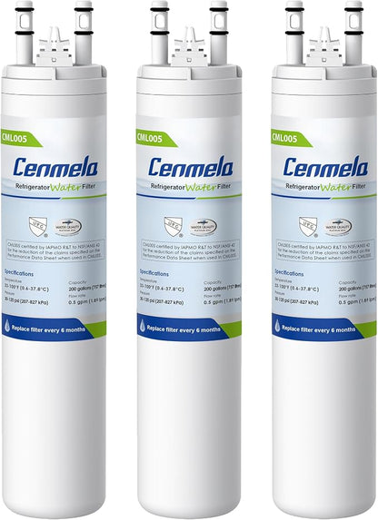 Compatible with Frigidaire ULTRAWF, Pure Source Ultra, Kenmore 9999, 469999, 46-9999, A0094E28261, Height 11 inches, Pack of 3 | Compatible with Frigidaire ULTRAWF, Pure Source Ultra, Kenmore 9999, 469999, 46-9999, A0094E28261, Height 11 inches