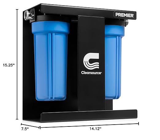 Clearsource Premier RV Water Filter System - Protects Against Contaminants & Bacteria