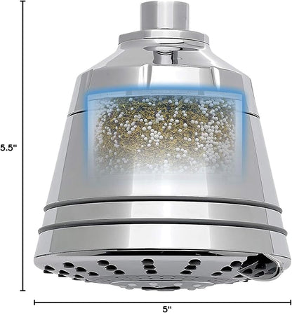 Sprite Showers Pure 7-Setting Filtered 1.75GPM Showerhead in Chrome (AE7E-CM-R)