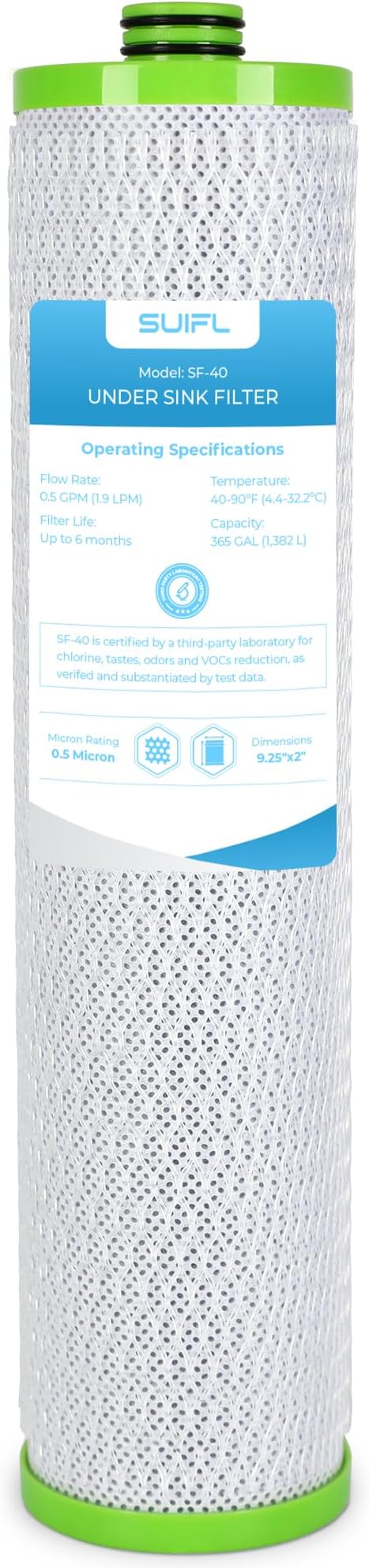 AO-US-RO-4000 Replacement Filters, Compatible with A. O. Smith Carbon & Claryum AO-4000-CARBON Filter Replacements - Not Compatible with SmartFlow Systems, 1 Pack