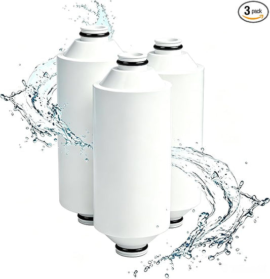 Replacement Filter Cartridges Compatible with Philips Shower Head, 3PCS | Fits for AWP175 Model, 3-Stage Shower Filter Filtration with Double Mesh | Reduces Chlorine, Heavy Metals, Impurities