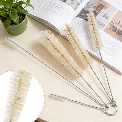 14 PCS Cat Fountain Cleaning Brushes Kit Cat Water Fountain Cleaner Kit Water Cleaning Brushes with Compressed Sponge for Most Dog Cats Pet Watering Bowls Waters Dispenser