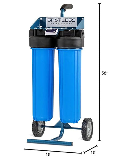 Spotless Water Systems - DIC-20, Simple Window, Solar Panel, RV & Car Wash System, Works for All Vehicles, Motorcycles, Bikes, Boats, Planes, Yachts, Towel Drying Eliminated