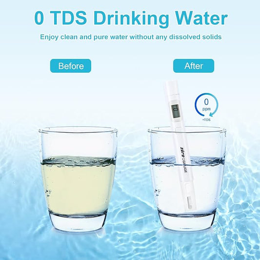 VIPHASES 6-Stage 0 TDS Water Filter Cartridge for Zero Pitchers, 6-Pack | 99.99% impurity removal. High-efficiency 6-pack replacement refills fit ZR-001, ZR-017, ZR-004, and more.
