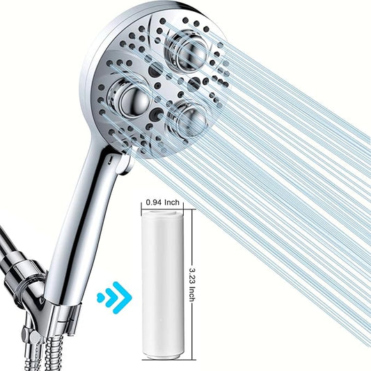 Shower Filter for Handheld Shower Head,Compatible with ASIN B0G4J7NVJH(2Pack)