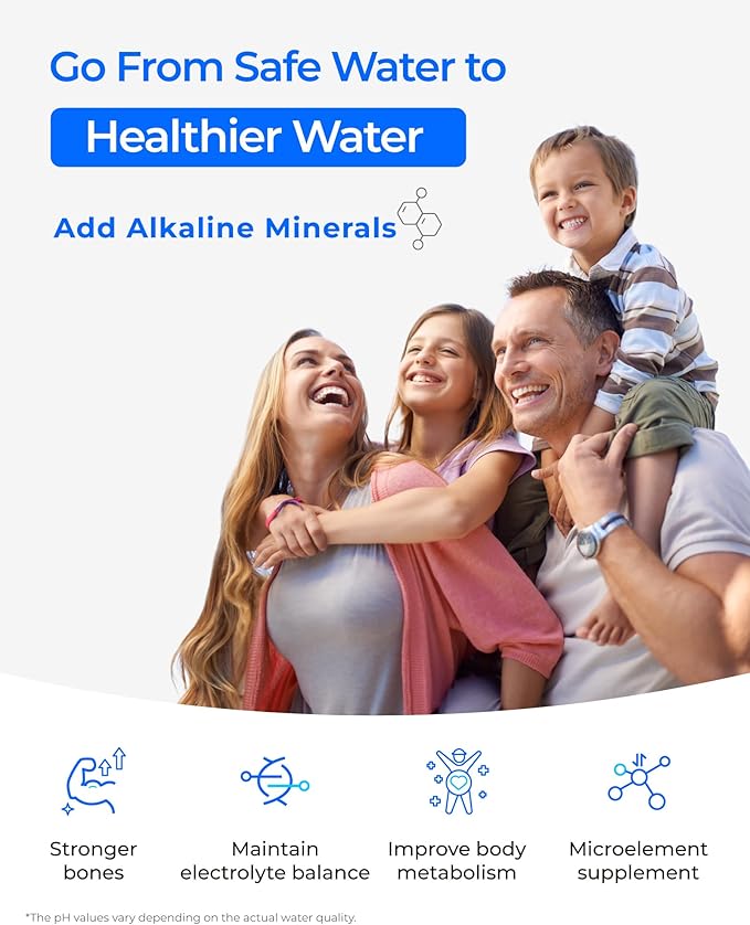 Waterdrop X8-WAN Alkaline Mineral Tankless Reverse Osmosis System, NSF/ANSI 42&58&372 Certified, 800 GPD RO Filter, 10-Stage Filtration Undersink RO System, 2:1 Pure to Drain, LED Faucet, BPA Free
