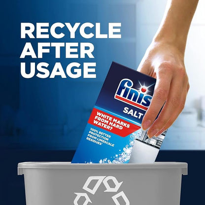 Finish Dishwasher Salt Helps Soften Water to Prevent Limescale and Watermarks, 2 KG