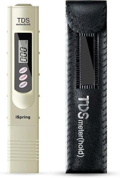 iSpring TDS 3-Button Digital Water Quality Test Meter with Temperature Test Function