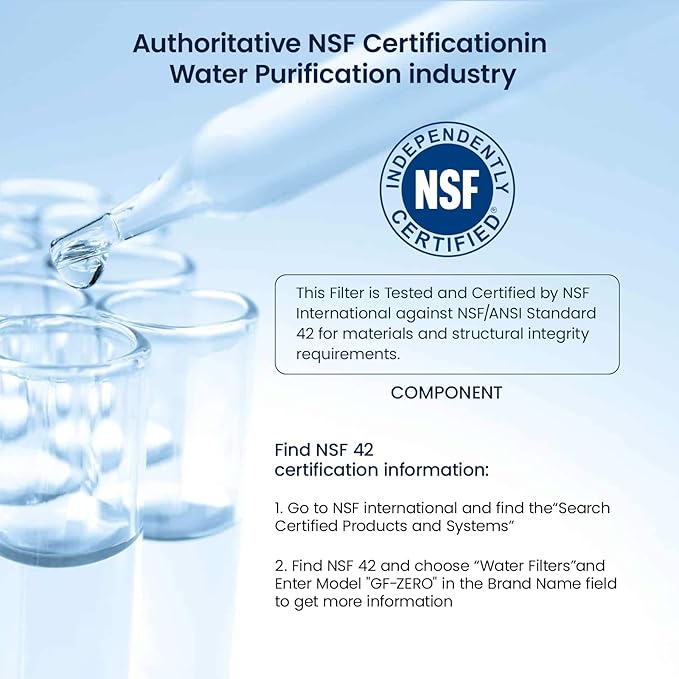 GLACIER FRESH Water Filter Replacement for Sub-Zero 4204490, 4290510, 9030868 Refrigerator Water Filter, 2 Pack