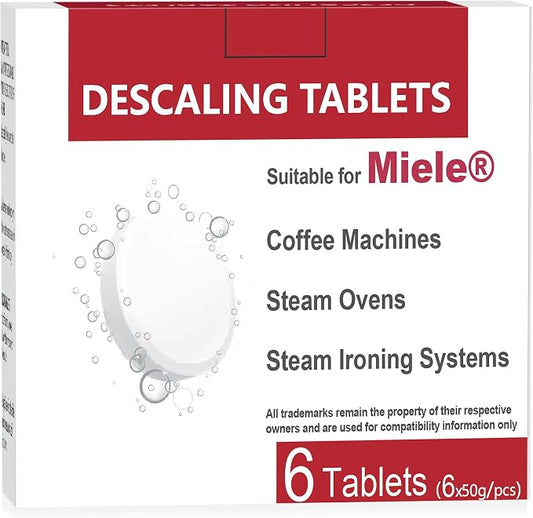 Descaling Tablets Compatible with Miele Descaling Tablets (6 Count)