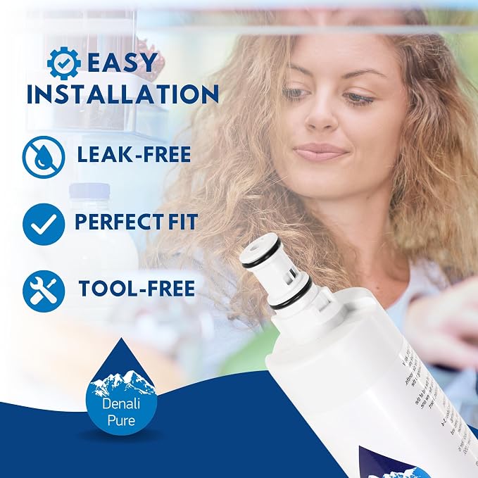 3-Pack Replacement for Kenmore 9902 Refrigerator Water Filter - Compatible with Kenmore 9902 Fridge Water Filter Cartridge