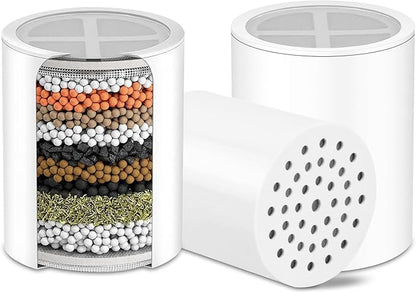 Shower Filter Replacement compatible with Feels Like Om Filtered Shower Head with Water Softener,for Hard Water - Filters Chlorine -3 Pack