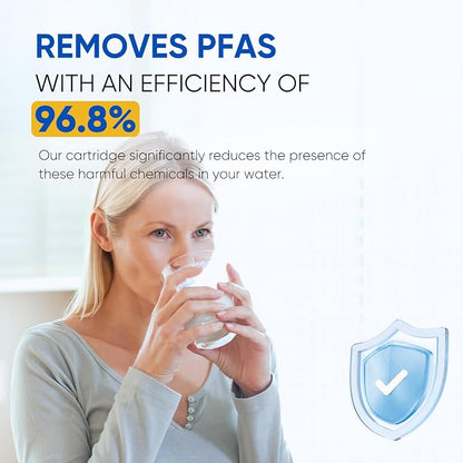PUREPLUS 4396508 NSF 401 & 53 & 42 Certified Refrigerator Water Filter, Replacement for EDR5RXD1, EveryDrop Filter 5, 4396510, 4392857,Kenmore 46-9010,9085,LC400V,WF-NLC240V,RFC0500A,WF285,2Pack