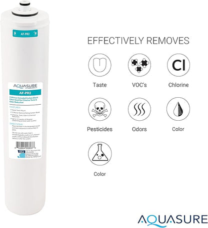Aquasure Premier Series Complete 4-Stage with Alkaline Remineralizing Quick Twist Filter Replacement Cartridge Bundle Set AF-CP75ALK | Compatible with AS-PR75 Reverse Osmosis Water Filtration System