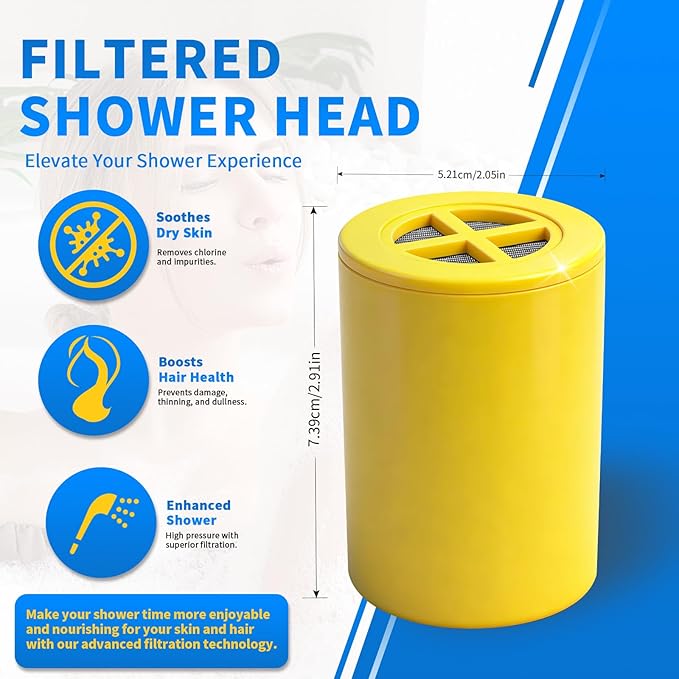 Replacement Filter for Showerheads & Water Purification Systems, Compatible with Afina (4 Pack)