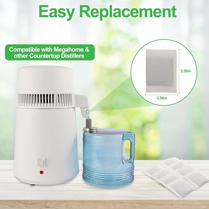Altozor® 18 Pack of Countertop Distillers Water Filters Replacement Compatible with Megahome and CO-Z Other Countertop Distillers