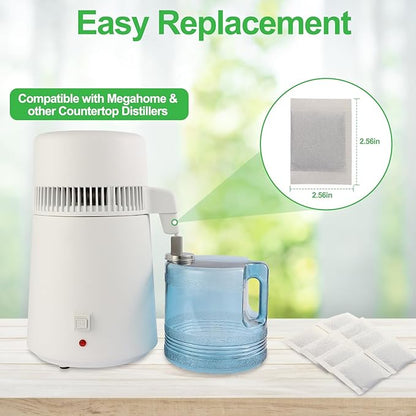 Altozor® 18 Pack of Countertop Distillers Water Filters Replacement Compatible with Megahome and CO-Z Other Countertop Distillers
