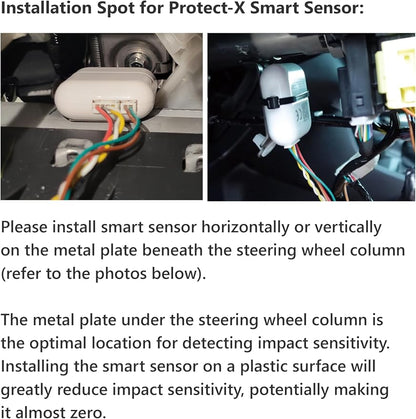 Protect-X Wheel Anti-Theft Smart Sensor for Crown 2026 2025 2024 2023 | Plug & Play, Catalytic Converter & Wheel Anti-Theft, Window Breakage Alert, Window Control by Factory Keyfob, Valet Mode
