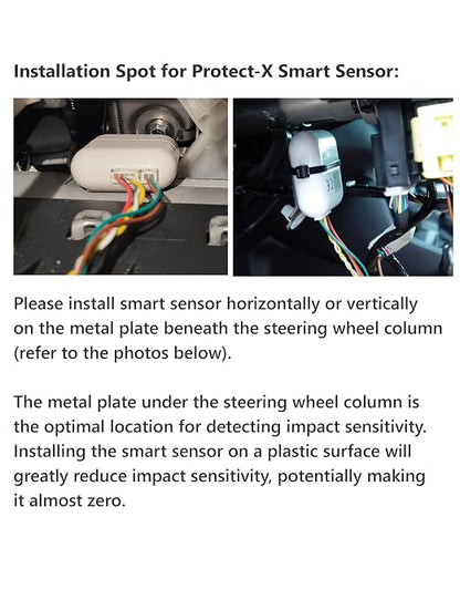 Protect-X Wheel Anti-Theft Smart Sensor for Crown Signia 2026 2025 2024 | Plug & Play, Catalytic Converter Theft Protection, Window Breakage Alert, Window Control by Factory Keyfob, Valet Mode