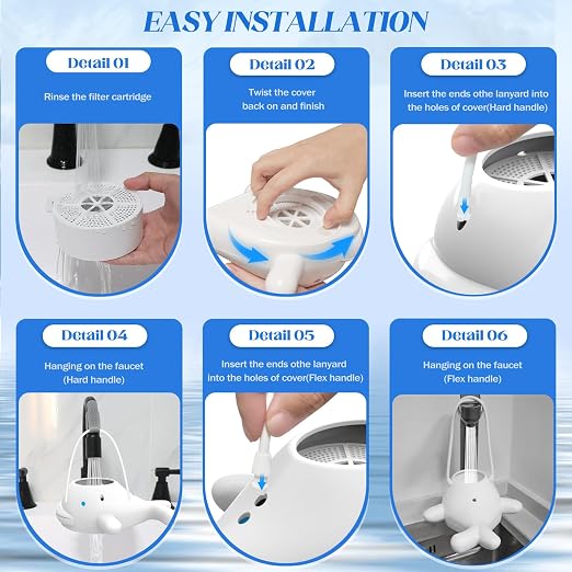Upgraded Bath Filter for Tub Faucet, Bath Filter 3,000 Gallons | FULL Filtration Bath Water Filter, Removes Chlorine, Shower Filter for Healthier Skin Hair