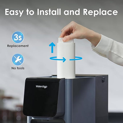 Waterdrop A1-RO Filter, Replacement for Waterdrop A1 Reverse Osmosis Hot Cold water Dispenser, 12-month Lifetime