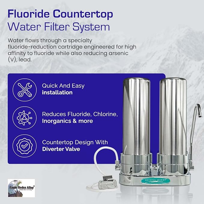 Fluoride Countertop Water Filter System