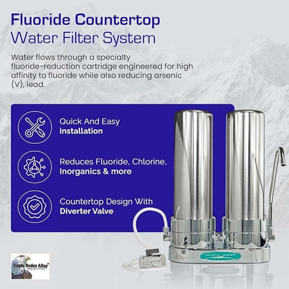 Fluoride Countertop Water Filter System