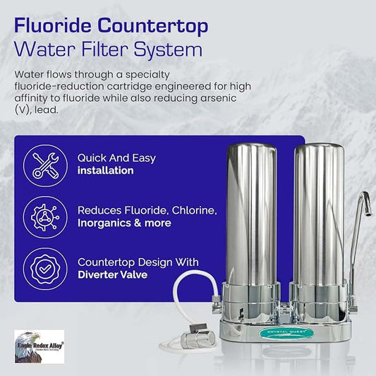 Fluoride Countertop Water Filter System