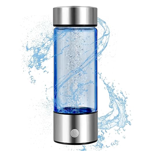 420ml Hydrogen Ionized Water Bottle, 800 to 1200PPB Level up Hydrogen Generator Bottle, Portable Water Ionizer Machine Generator Health Cup for Travel