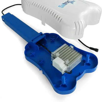 Solaxx Saltron Retro Salt Chlorine Generator | USA-Made | Above Ground Pool | Saltwater pool system for 20,000 gallons max, with built-in timer, self-cleaning operation, and effortless installation
