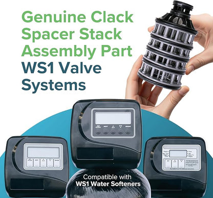 Better Home Water GENUINE OEM Clack V3005-02 WS1 Spacer Stack Assembly Repair Kit- Replacement Seal Stack for Water Softener Valve Body