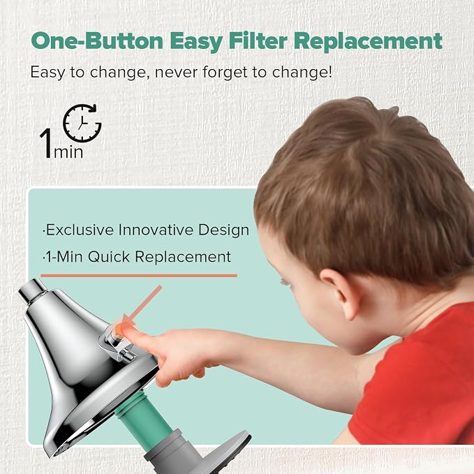 Homlord Shower Filter Replacement Cartridge for Filtered Shower Head - 2 Pack Multi Stage Water Softener Filters for Hard Water - Remove Chlorine and Harmful Substances