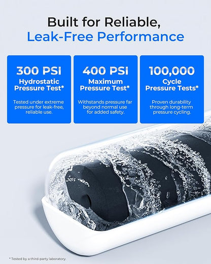 Waterdrop WD-F19C Replacement for GE® RPWFE®, RPWF (with CHIP) Refrigerator Water Filter, Compatible with GFE28GBLTS, GFE28GGKBB, GFE28GSKSS, PFE28KSKSS, PFE28KMKES, Package May Vary