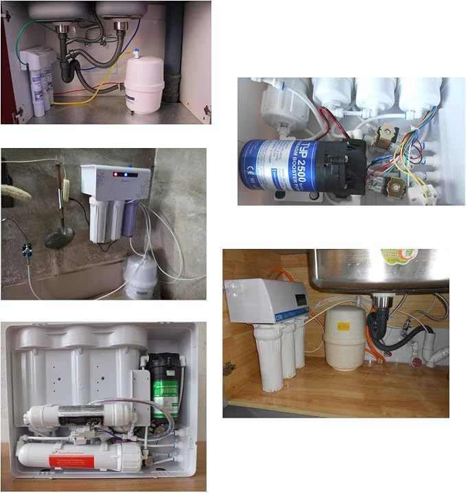 ESHIONG NSF Certified 3/8" O.D. Push to Connect Fittings for RO (Reverse Osmosis) Water Filter 30 pcs+30 feet 3/8" Water tubing.