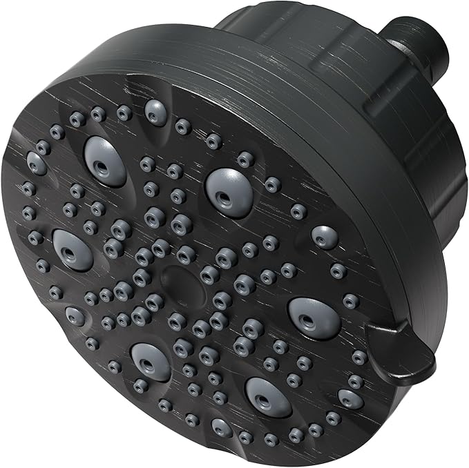 High Pressure Shower Head with Filter for Hard Water - 20-Stage Filter & 7 Spray Modes for a Gentler Shower, Includes 2 Water-Saving Pause Modes (FM-002 Oil Rubbed Bronze)