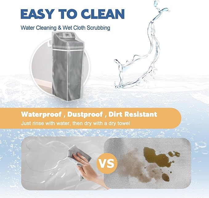 Water Softener Cover for WHES30E/WHES40E Grain Softener, Openable top Easy to use Removal-free installation for UV Dust protection of Water Softener Housings Outdoor or indoor