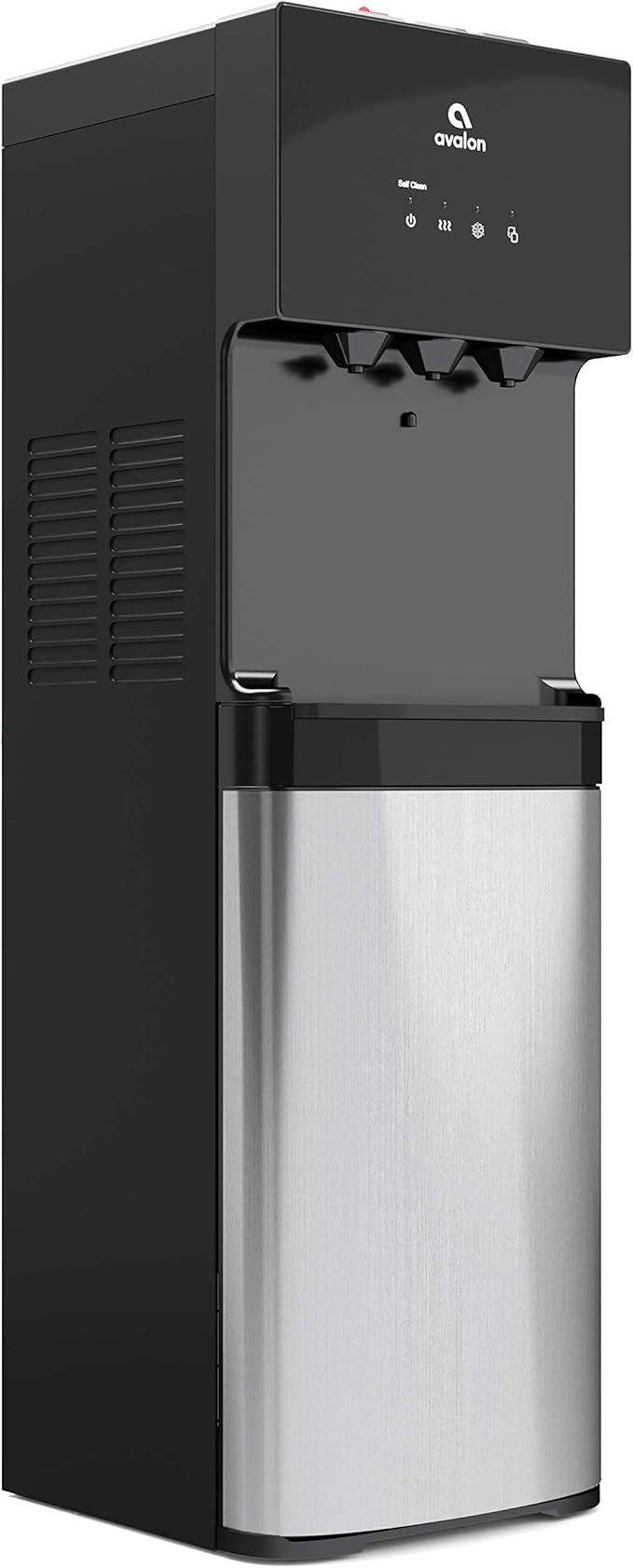 Avalon A4BLWTRCLR Bottom Loading Water Cooler Water Dispenser - 3 Temperature Settings - Hot, Cold & Room Water, Durable Stainless Steel Cabinet, Bottom Loading - UL/Energy Star Approved